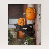 Niedliche Kleintiere | French Bulldog Halloween Puzzle (Vertikal)