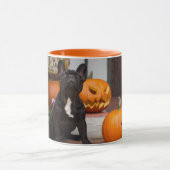 Niedliche Kleintiere | French Bulldog Halloween Tasse (Zentrum)