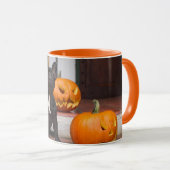 Niedliche Kleintiere | French Bulldog Halloween Tasse (VorderseiteRechts)