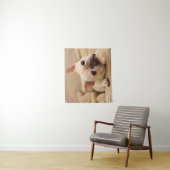 Niedliche Kleintiere | French Bulldog Head Tilt Wandteppich (Beispiel)