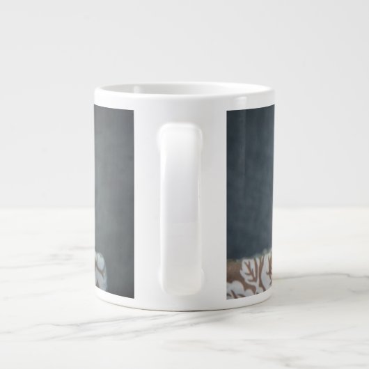 Niedliche Kleintiere | French Bulldog Jumbo-Tasse (Rückseite)