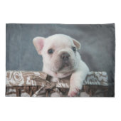 Niedliche Kleintiere | French Bulldog Kissenbezug (Rückseite)