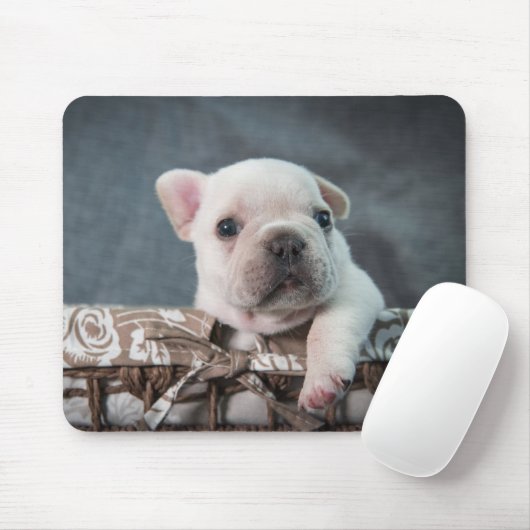 Niedliche Kleintiere | French Bulldog Mousepad (Mit Mouse)