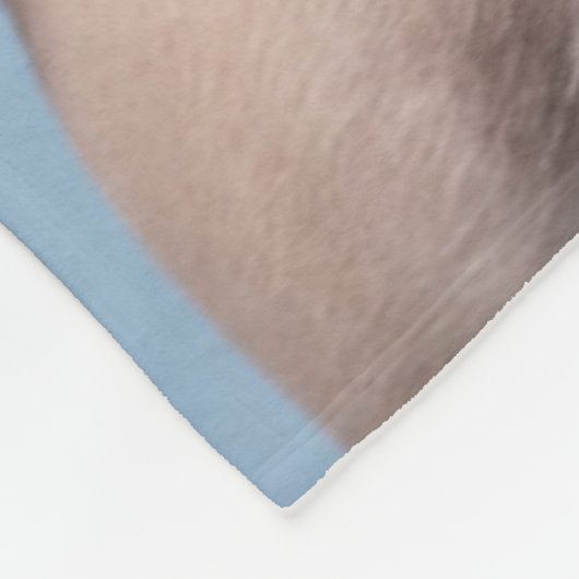 Niedliche Kleintiere | French Bulldog Pink Bow Fleecedecke (Ecke)