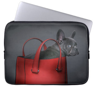 Niedliche Kleintiere French Bulldog Red Hand Bag Laptopschutzhülle