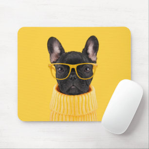 Niedliche Kleintiere French Bulldog-Sonnenbrille Mousepad