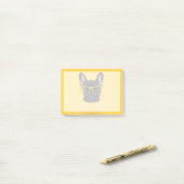 Niedliche Kleintiere | French Bulldog-Sonnenbrille Post-it Klebezettel (Auf Schreibtisch)