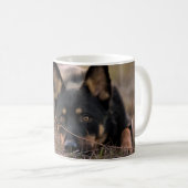 Niedliche Kleintiere | German Shepherd Puppy Kaffeetasse (VorderseiteRechts)
