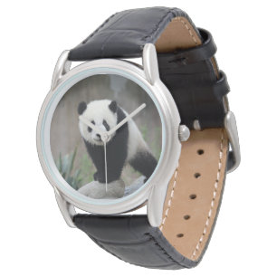 Niedliche Kleintiere   Giant Panda Baby Armbanduhr