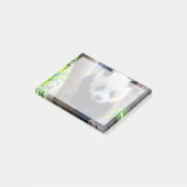 Niedliche Kleintiere | Giant Panda Cub Post-it Klebezettel (angewinkelt)