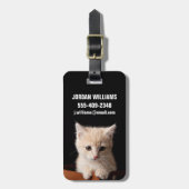 Niedliche Kleintiere | Ginger Kitten Gepäckanhänger (Vorderseite vertikal)