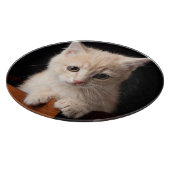Niedliche Kleintiere | Ginger Kitten Schneidebrett (Ecke)