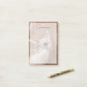 Niedliche Kleintiere | Ginger Kitten Yawning Post-it Klebezettel (Auf Schreibtisch)