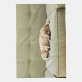 Niedliche Kleintiere | Golden Retriever Puppy 2 Geschirrtuch (Vertikal)