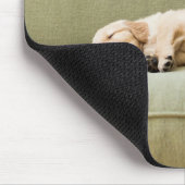 Niedliche Kleintiere | Golden Retriever Puppy 2 Mousepad (Ecke)