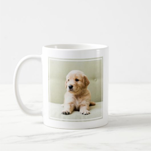 Niedliche Kleintiere | Golden Retriever Puppy Kaffeetasse (Links)