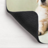 Niedliche Kleintiere | Golden Retriever Puppy Mousepad (Ecke)