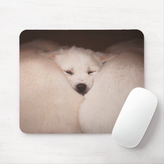 Niedliche Kleintiere | Golden Retriever Snuggg Mousepad (Mit Mouse)