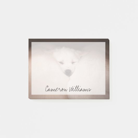 Niedliche Kleintiere | Golden Retriever Snuggg Post-it Klebezettel (Vorderseite)