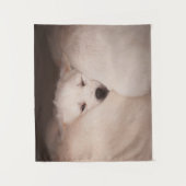 Niedliche Kleintiere | Golden Retriever Snuggg Wandteppich (Vorderseite)