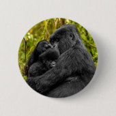 Niedliche Kleintiere | Gorilla & Baby Button (Vorderseite)