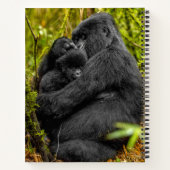 Niedliche Kleintiere | Gorilla & Baby Notizblock (Rückseite)