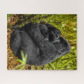 Niedliche Kleintiere | Gorilla & Baby Puzzle (Horizontal)