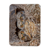 Niedliche Kleintiere | Große Horned Chips Magnet (Vertikal)