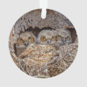 Niedliche Kleintiere | Große Horned Chips Ornament (Rückseite)