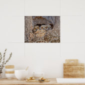 Niedliche Kleintiere | Große Horned Chips Poster (Küche)