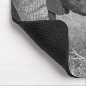 Niedliche Kleintiere | Gruß von Baby Elephants Mousepad (Ecke)