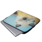 Niedliche Kleintiere | Himalayan Siegel Point Cat Laptopschutzhülle (Vorne Knopf)