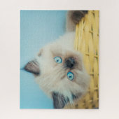 Niedliche Kleintiere | Himalayan Siegel Point Cat Puzzle (Vertikal)