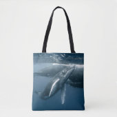 Niedliche Kleintiere | Humpback Whale Calf Tasche (Vorderseite)