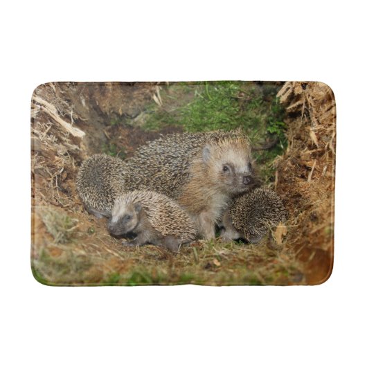 Niedliche Kleintiere | IGEL Badematte (Vorderseite)