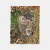 Niedliche Kleintiere | IGEL Fleecedecke (Vorderseite)
