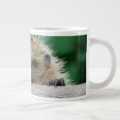 Niedliche Kleintiere | Igel Lächeln Jumbo-Tasse (Rechts)