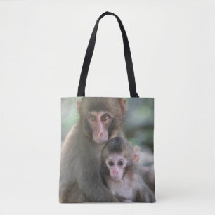 Niedliche Kleintiere   Japanische Affen Tasche