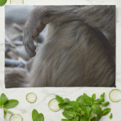 Niedliche Kleintiere | Japanischer Affe & Baby Geschirrtuch (Gefaltet)