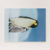 Niedliche Kleintiere | Kaiser Penguin Chick Puzzle (Horizontal)