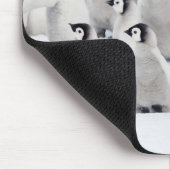 Niedliche Kleintiere | Kaiser Penguin Chicks Mousepad (Ecke)