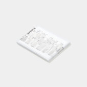 Niedliche Kleintiere | Kaiser Penguin Chicks Post-it Klebezettel (angewinkelt)