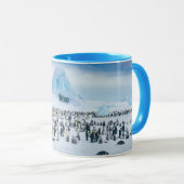 Niedliche Kleintiere | Kaiser-Pinguin-Kolonie Tasse (VorderseiteRechts)