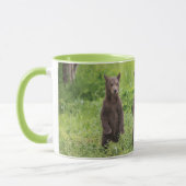 Niedliche Kleintiere | Kamchatka Brown Bear Cubs Tasse (Links)