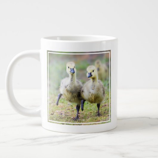 Niedliche Kleintiere | Kanadische Gänse Jumbo-Tasse (Links)