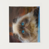 Niedliche Kleintiere | Kat Wandteppich (Vorderseite)