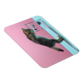 Niedliche Kleintiere | Kätzchen Blick auf Fischsch Magnet (Rechte Seite)