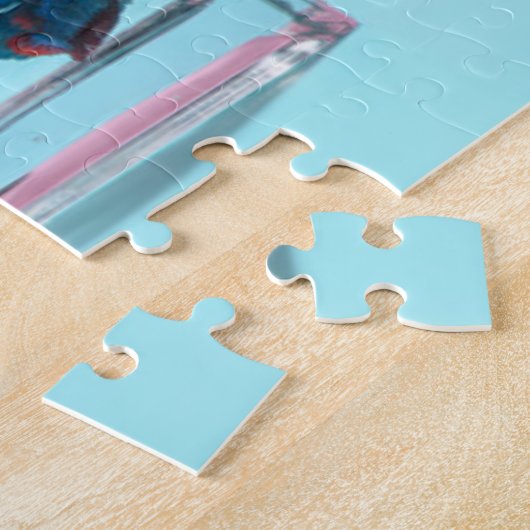 Niedliche Kleintiere | Kätzchen Blick auf Fischsch Puzzle (Seite)