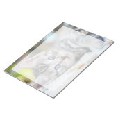 Niedliche Kleintiere | Kätzchen mit blauen Augen Notizblock (angewinkelt)