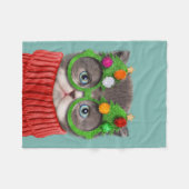 Niedliche Kleintiere | Katzenweihrrüber Fleecedecke (Vorderseite (Horizontal))